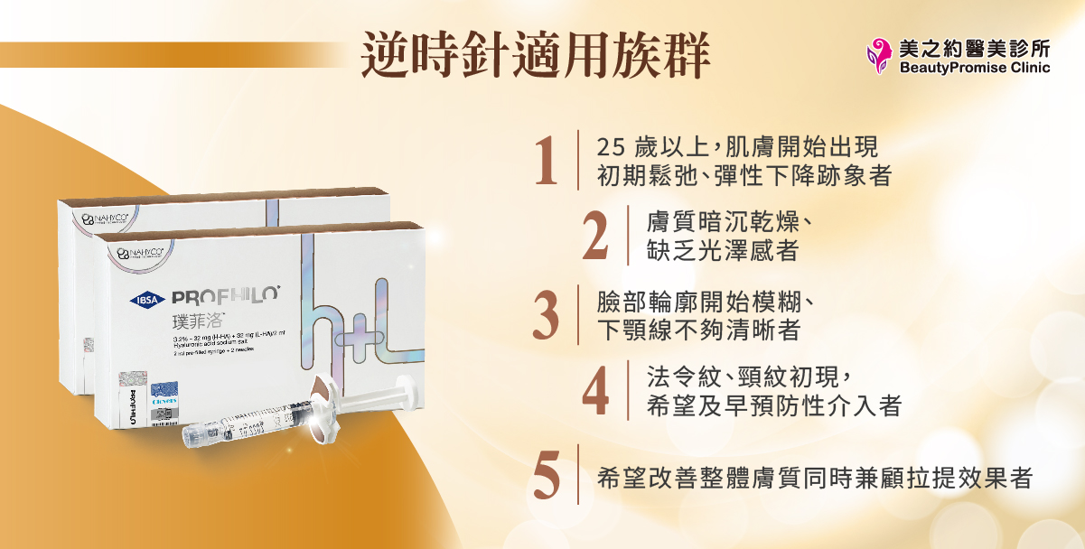 Profhilo逆時針最適合哪些人
