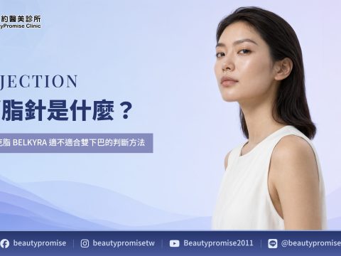 倍克脂針對脂肪型雙下巴的適用判斷,以及不適用情況的分流示意圖