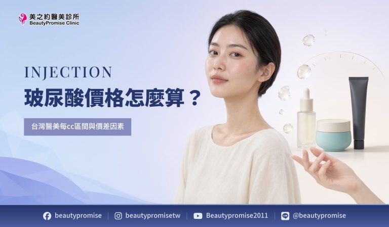 玻尿酸價格怎麼算?台灣醫美每cc區間與價差因素
