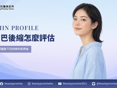 下巴後縮評估與玻尿酸墊下巴的文章主題插畫