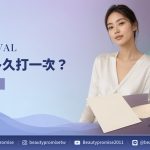 皮秒雷射施打間隔依治療目標、強度與恢復狀態判斷的示意